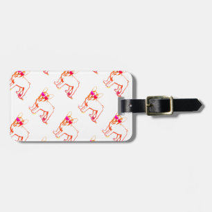 Étiquette À Bagage Bouledogue superbe de Frenchie