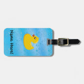 Étiquette À Bagage Boules bleues en caoutchouc Bleu Bleu Enfants pers (Devant horizontal)