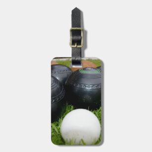 Étiquette À Bagage Boules De Pelouse vintages Et Jack, Balise De Baga