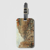 Étiquette À Bagage Boulevard Montmartre-Eremitage Camille Pissarro (Devant Vertical)