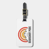 Étiquette À Bagage Boundary Peak Nevada (Devant Vertical)