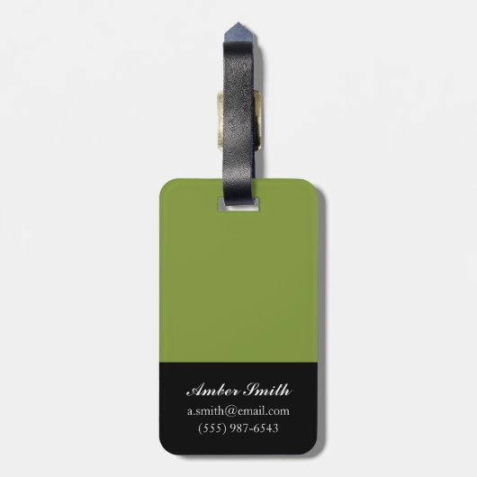 Étiquette À Bagage Bouquet à la frontière I (Dos Vertical)