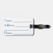 Étiquette À Bagage Bouquet d'automne (Dos horizontal)