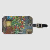 Étiquette À Bagage Bouquet de Fleurs | Albert André (Devant Horizontal)