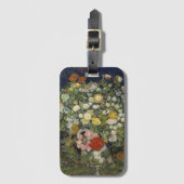 Étiquette À Bagage Bouquet de fleurs dans un vase | Vincent van Gogh (Devant Vertical)