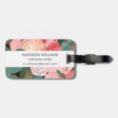 Étiquette À Bagage Bouquet d'eucalyptus (Dos horizontal)