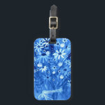 Étiquette À Bagage Bouquet Fleur sauvage Aquarelle bleu<br><div class="desc">Ajoutez un peu de flair à vos bagages avec ce joli motif fleuri coloré. Main peinte par moi, pour toi ! Consultez ma boutique pour plus de couleurs et de motifs, plus des accessoires assortis comme tongs, totes, nattes, serviettes, poches cosmétiques, tasses et rideaux de douche. Vous pouvez toujours ajouter...</div>