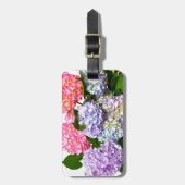 Étiquette À Bagage Bouquet Hydrangea (Devant Vertical)