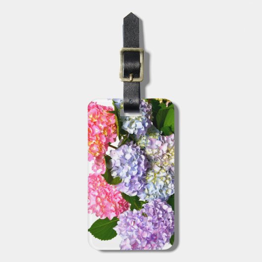 Étiquette À Bagage Bouquet Hydrangea (Devant Vertical)