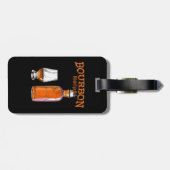 Étiquette À Bagage Bourbon aide à boire de l'alcool amusant (Dos horizontal)