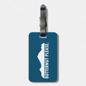 Étiquette À Bagage Bouton S'il vous plaît (Dos Vertical)