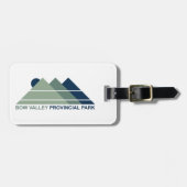 Étiquette À Bagage Bow Valley Provincial Park Mountain Sun (Devant horizontal)