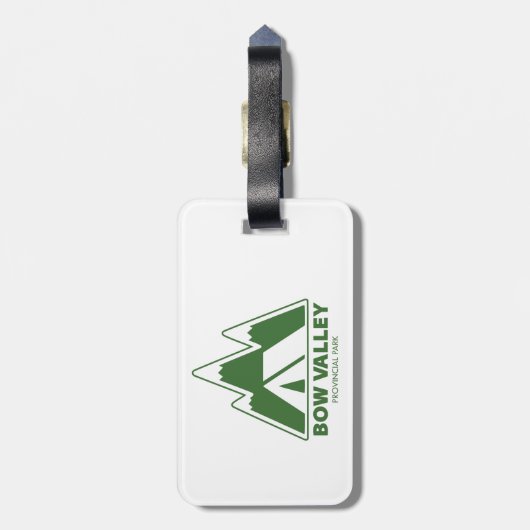 Étiquette À Bagage Bow Valley Provincial Park Mountains Camping (Dos Vertical)