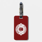 Étiquette À Bagage Bow Valley Provincial Park Sun Trees (Dos Vertical)