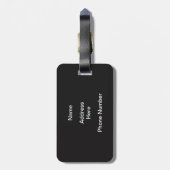 Étiquette À Bagage Bowling 300 Jeu Orange Glow (Dos Vertical)