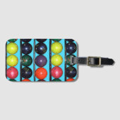 Étiquette À Bagage Bowling Blitz (Devant Horizontal)