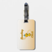 Étiquette À Bagage Bowling Chick (Dos Vertical)