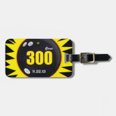 Étiquette À Bagage Bowling Le Jeu Parfait, Ball Bag, (Devant horizontal)