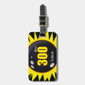 Étiquette À Bagage Bowling Le Jeu Parfait, Ball Bag, (Devant Vertical)