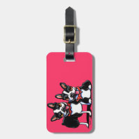 Bowtie Boston Terriers Off-Leash Art™