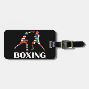 Étiquette À Bagage Boxe