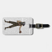 Étiquette À Bagage Boxe Bulldog (Devant horizontal)