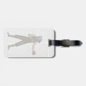 Étiquette À Bagage Boxe Bulldog (Dos horizontal)