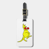 Étiquette À Bagage Boxe Kangaroo (Devant Vertical)