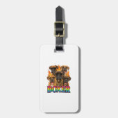 Étiquette À Bagage Boxer  (Devant Vertical)