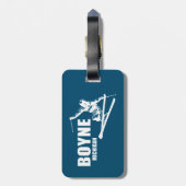 Étiquette À Bagage Boyne Mountain Resort Michigan Skier (Dos Vertical)