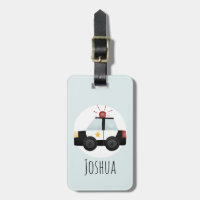 Boys Cute Blue Police Cartographie de voiture et n
