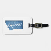 Étiquette À Bagage Bozeman, Montana (Devant horizontal)