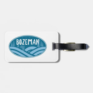 Étiquette À Bagage Bozeman Montana Plein air