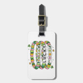 Étiquette À Bagage Bracelet à perles Lucky St. Patrick’s Day Design (Devant Vertical)