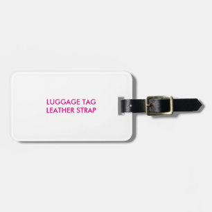Étiquette À Bagage Bracelet en cuir d'étiquette de bagage
