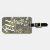 Étiquette À Bagage Branche de fleurs à motifs I (Devant horizontal)