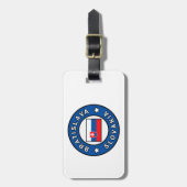 Étiquette À Bagage Bratislava Slovaquie (Devant Vertical)