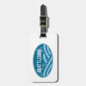 Étiquette À Bagage Brattleboro Vermont Extérieur (Devant Vertical)