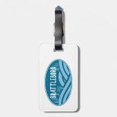 Étiquette À Bagage Brattleboro Vermont Extérieur (Dos Vertical)