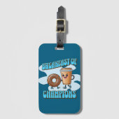 Étiquette À Bagage Breakfast of Champions (Devant Vertical)