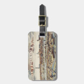 Étiquette À Bagage Brême, Allemagne, 1719 (Devant Vertical)