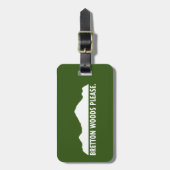 Étiquette À Bagage Bretton Woods (Devant Vertical)