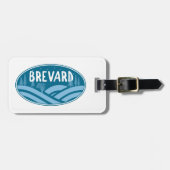 Étiquette À Bagage Brevard Caroline du Nord Extérieur (Devant horizontal)