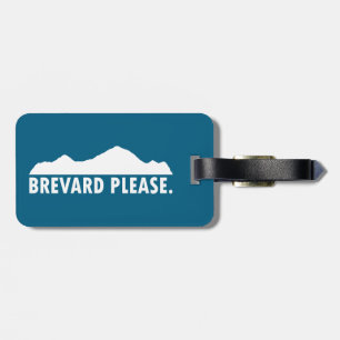 Étiquette À Bagage Brevard Caroline du Nord S'il vous plaît