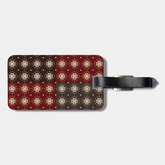 Étiquette À Bagage Brevets décoratifs (Dos horizontal)