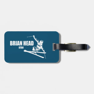 Étiquette À Bagage Brian Head Resort Utah Skier