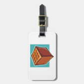 Étiquette À Bagage Brick Block Fun Building Toy (Devant Vertical)