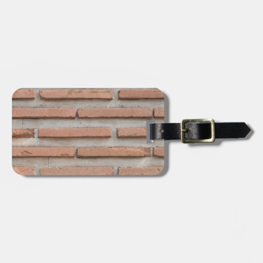 Étiquette À Bagage Brick wall (Devant horizontal)