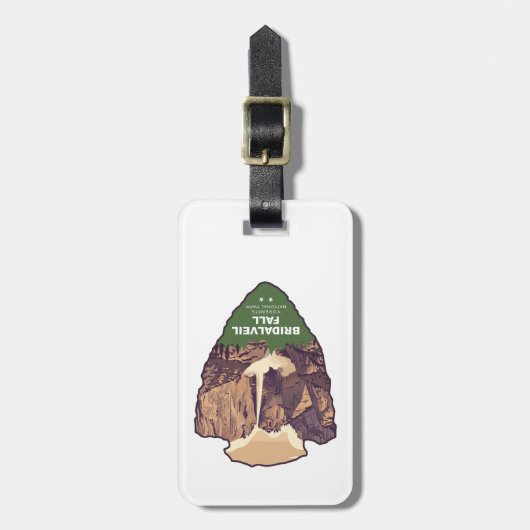 Étiquette À Bagage Bridalveil Fall Yosemite National Park Arrowhead (Devant Vertical)