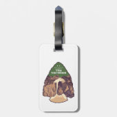 Étiquette À Bagage Bridalveil Fall Yosemite National Park Arrowhead (Dos Vertical)